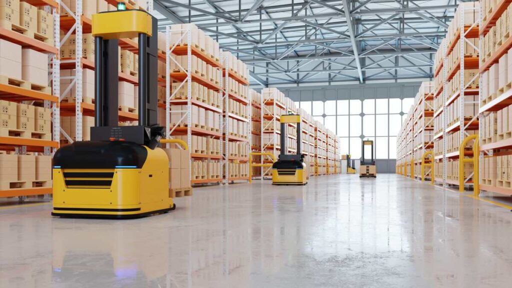 Battery types used in AGVs and AMRs